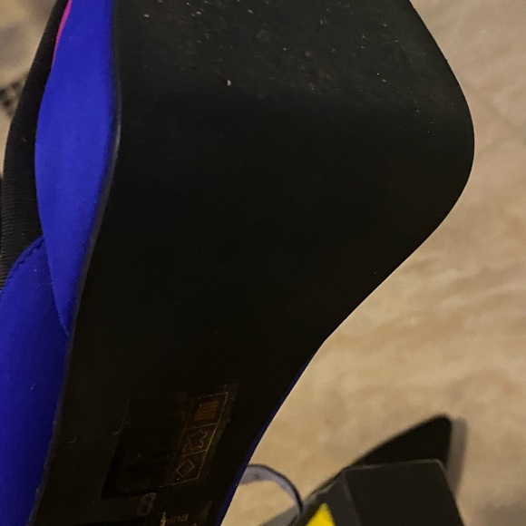 Jeffrey Campbell Platform ColourBlock Heels - Picture 7 of 8